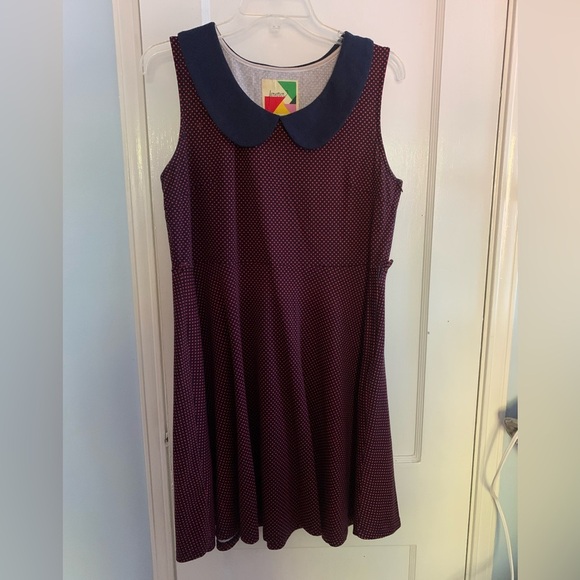 ModCloth Peter Pan Collar twee style dress! - Picture 2 of 9